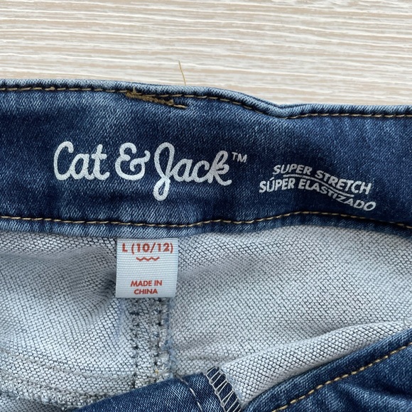 Cat & Jack Denim Skirt L (10/12) - Picture 3 of 4